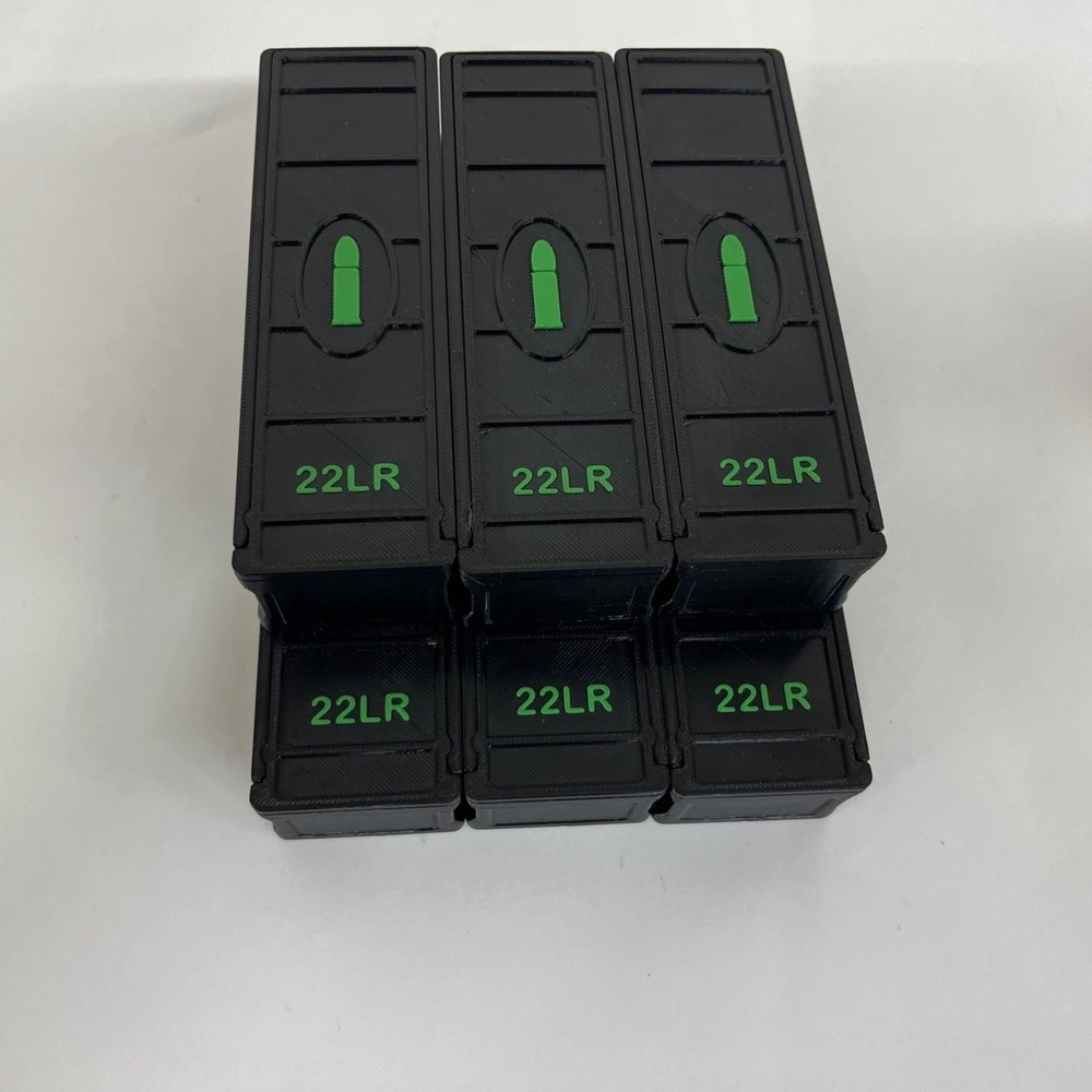 22LR Ammo Box 100rd Capacity (6 Pack)