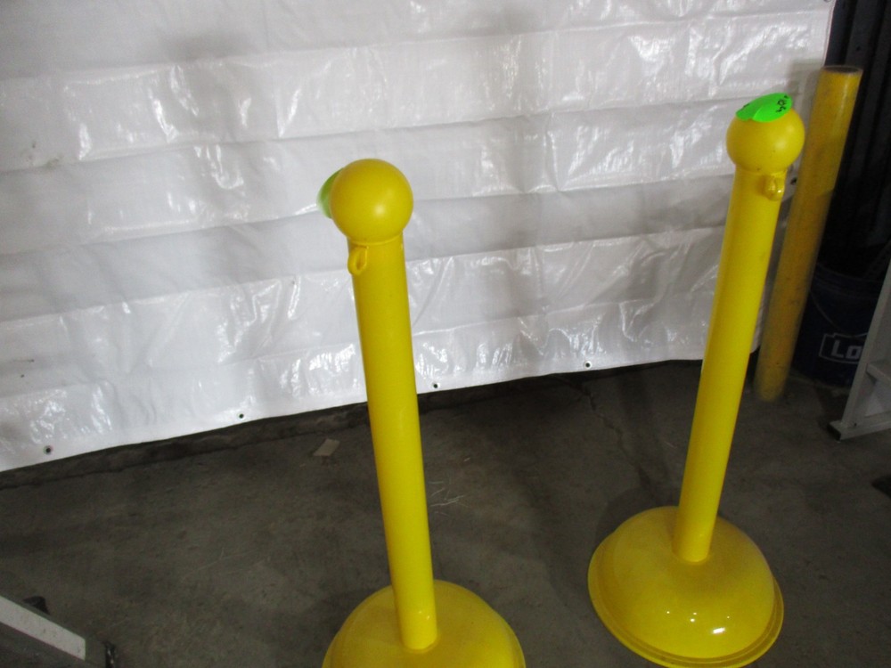 Hollow Plastic Crowd-Control Stanchions