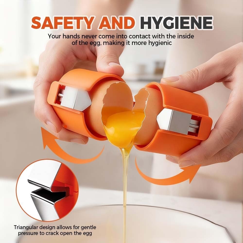 1-3Pcs Egg Cracker Tool Egg Breaker Manual Shell Separator Opener Kitchen Tools