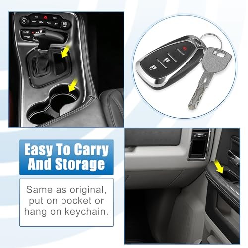 3 Button Car Keyless Entry Remote Control Replacement Key Fob Proximity Smart