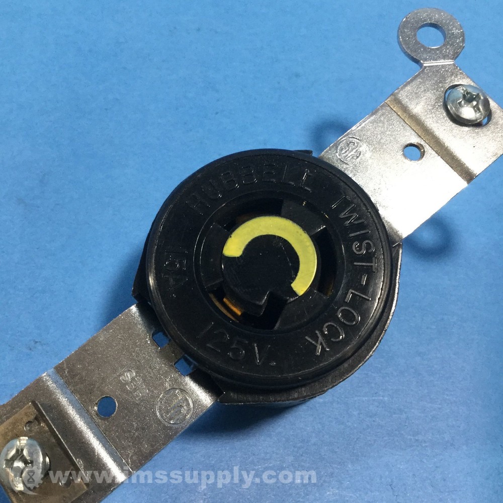 Hubbell TWIST-LOCK 15A 125V Locking Device USIP