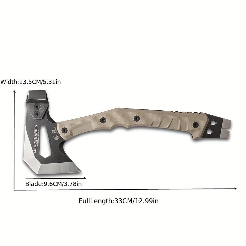 Mercenarys Tactical Engineer Axes Multifunctional Explosion-Proof Axe Camping...