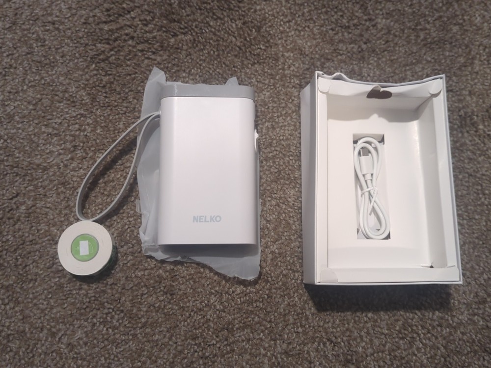 Nelko Label Maker Machine with Tape, P21 Bluetooth Label Printer, Wireless Mini