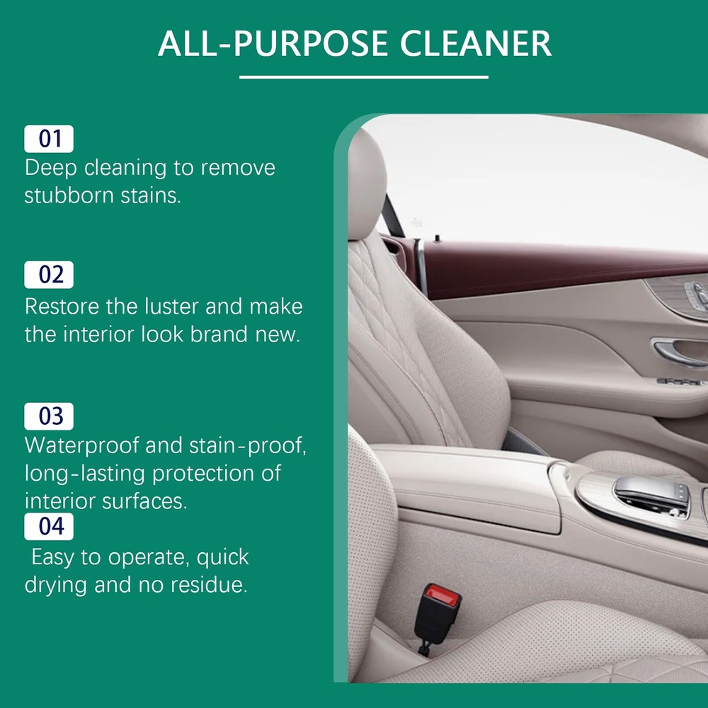 Homonth car interior foam cleaner