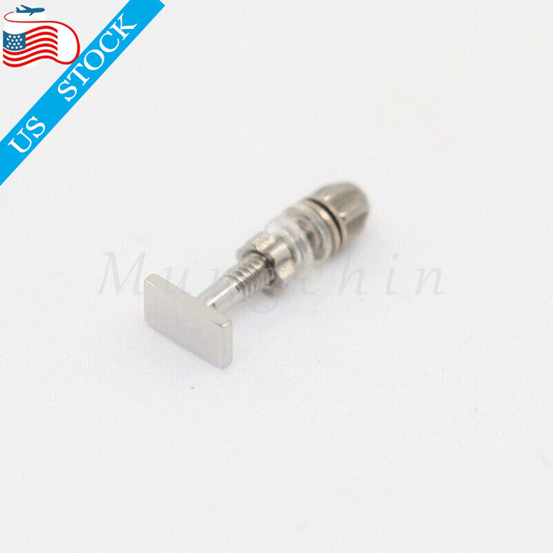 2PC Rectangle Screw & Bolt Replace For Cartier Eyeglasses Frame Silver 4.0*2.0mm