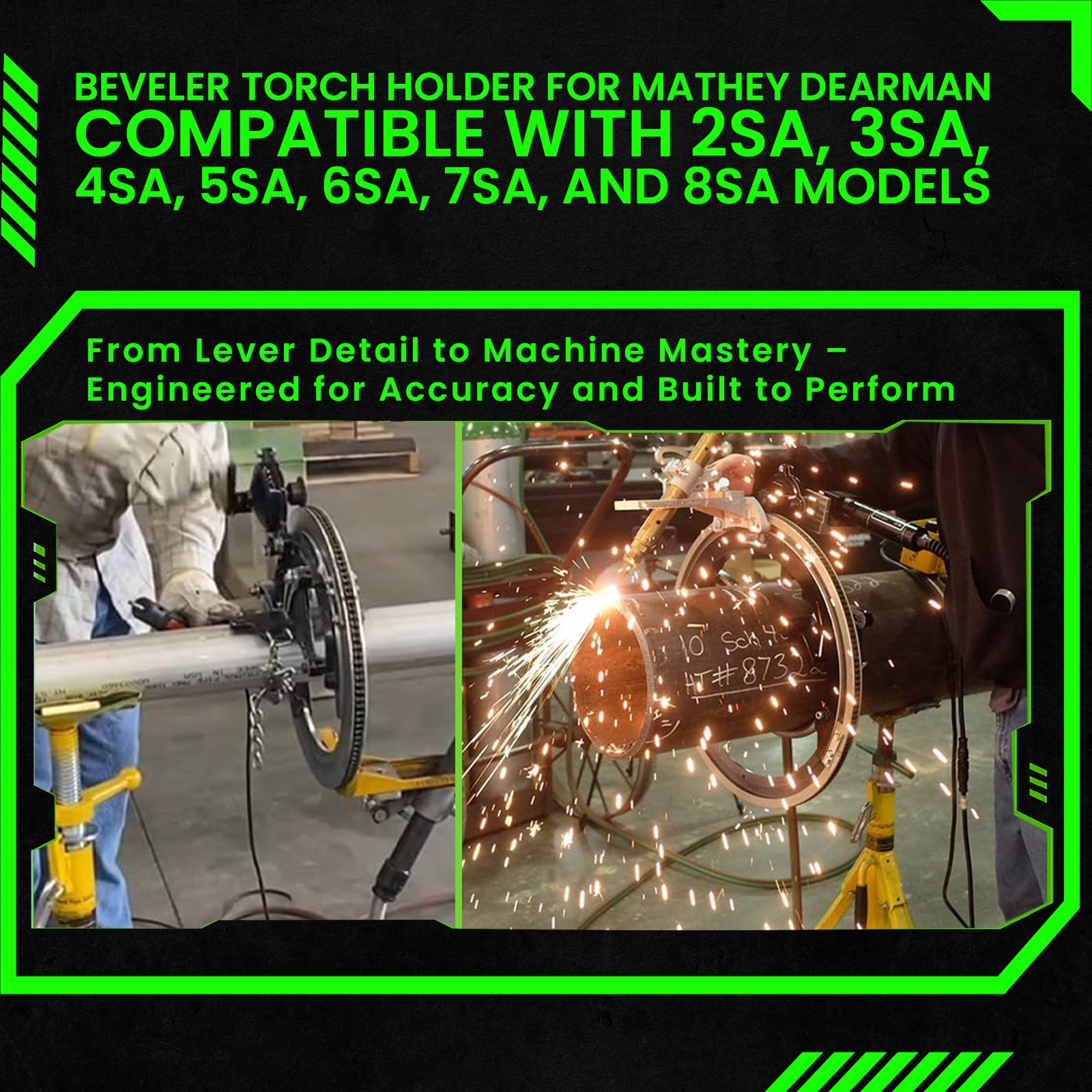 Staten Tools ALUMINUM Beveler Torch Holder Mathey Dearman 2SA-8SA