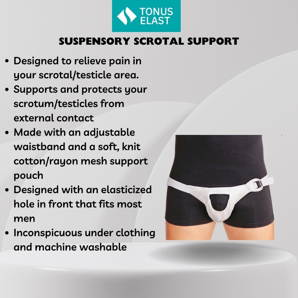 Suspensory Scrotal Support - Large