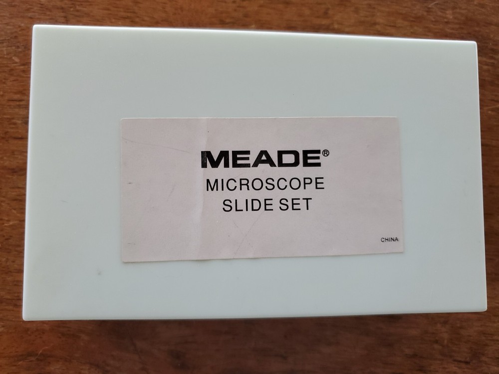 Meade 23-Piece Microscope Slide Biological  In Case