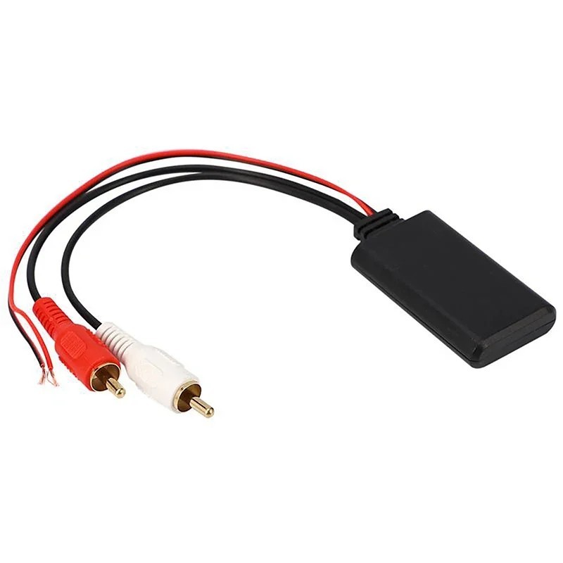 Car Audio Stereo Bluetooth AUX Receiver Module 2 RCA Interface Cable Adapter
