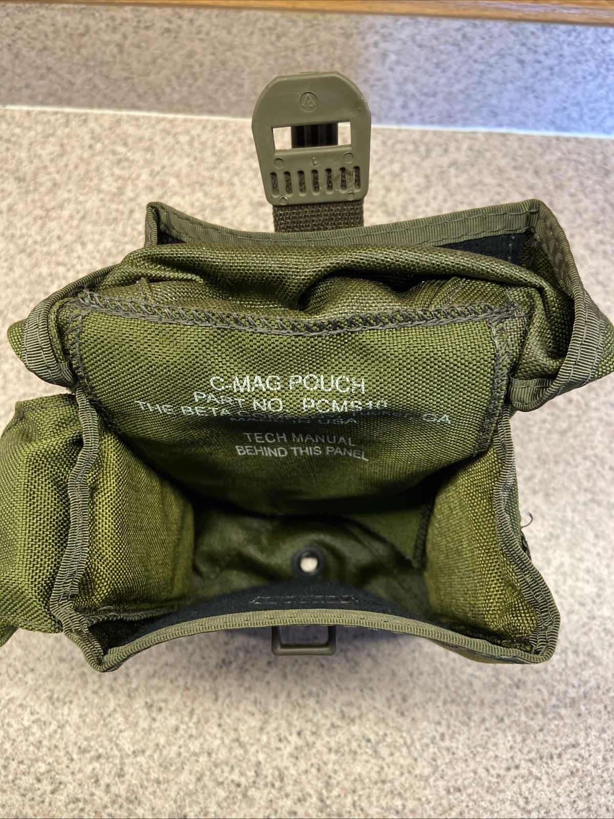 New BETA C-MAG Carrying Pouch OD Green MOLLE