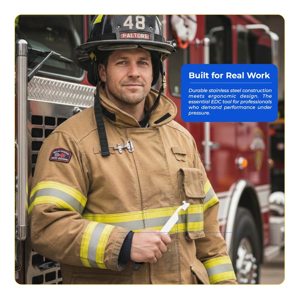 Multipurpose Leverage Pry Tool 2-Pack Flat Bar Set Locksmith Automotive