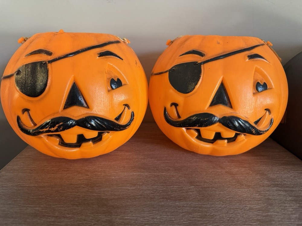 Vintage Halloween Buckets
