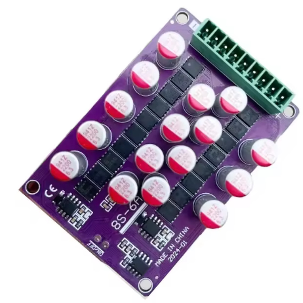 Lithium Battery Equalizer Board 6A Max Balancing Current 2.5V 4.4V Support