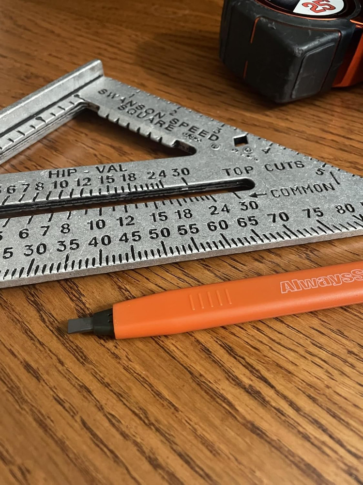 Co CP216 Alwayssharp Refillable Mechanical Carpenter Pencil, Two Pack, with 8 Mo
