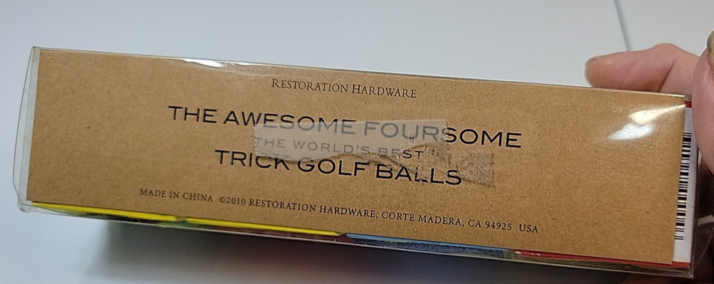 NIP 4-Trick Golf Ball Gift Pack Great Laugh Exploder Phantom Etc.