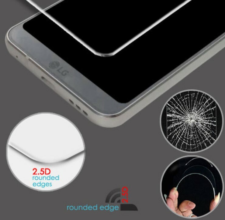 3-Pack Premium Tempered Glass Screen Protector For LG G6