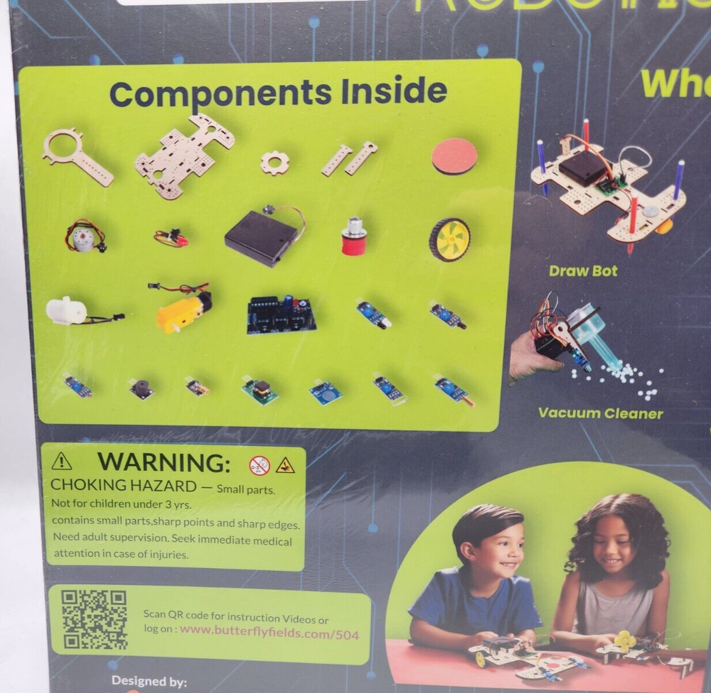 Butterflyedufields 40 In 1 Kit for Age 8+ DIY Robots & Electronics