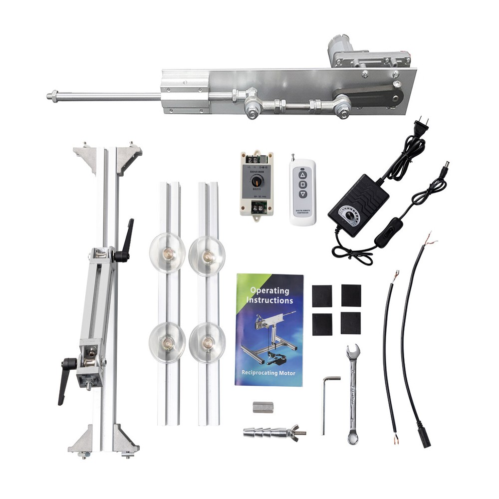 24V Linear Actuator Reciprocating Motor Adjustable 150mm 120rpm Speed Controller