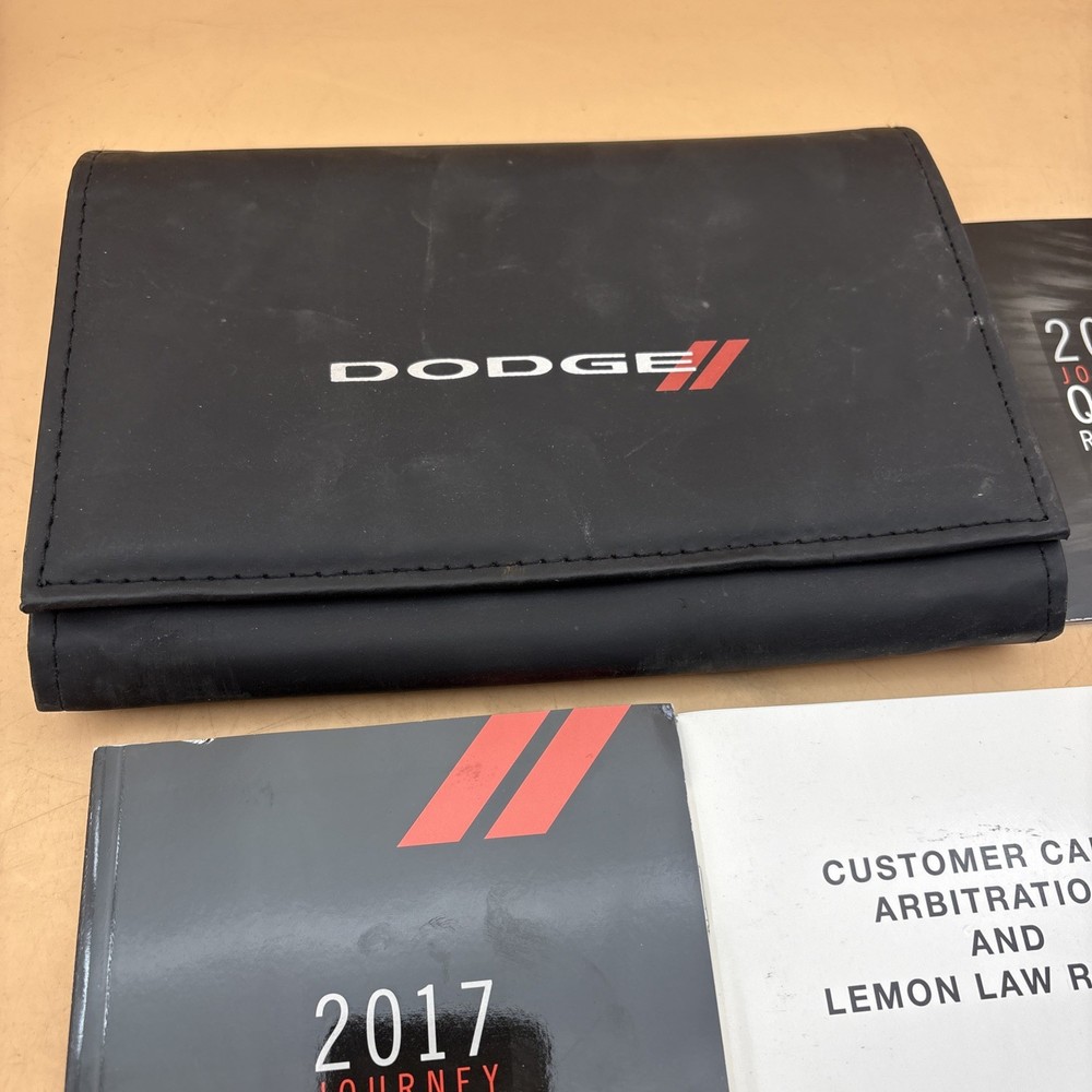 2017 Dodge Journey Owners Manual Quick Reference Guide With Case Included