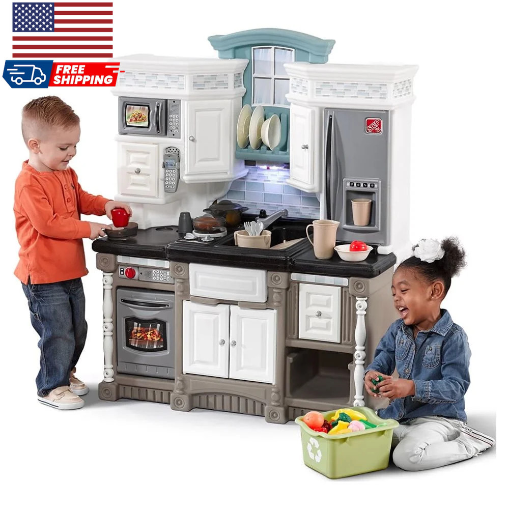 Step2 Lifestyle Dream Kitchen Toddler Plastic Kitchen Playset