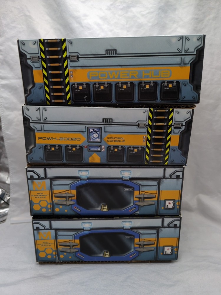 (4) Infinity Icestorm 28MM Terrain Buildings