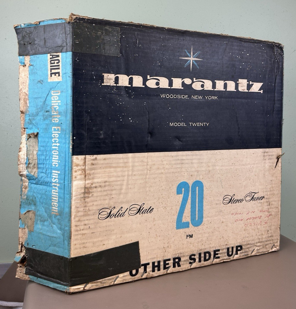 MARANTZ MODEL TWENTY TUNER ORIGINAL BOX COOL