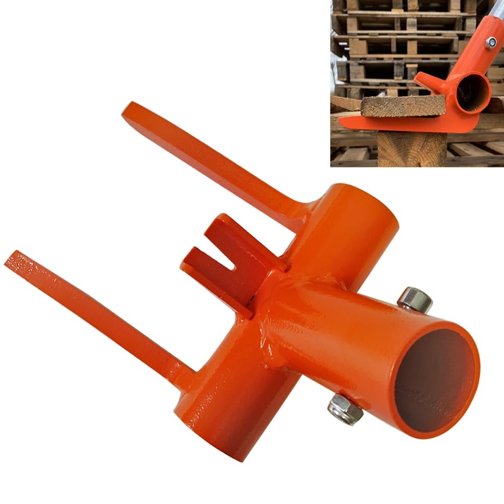 Pallet Buster Tool Breaker Head Only, Disassembly Orange