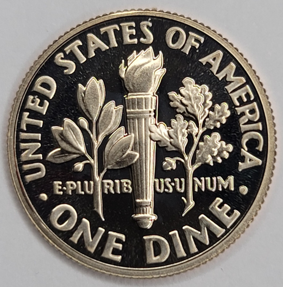 2005 S DCAM PROOF ROOSEVELT DIME CLAD