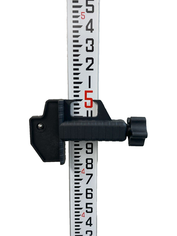 Clamp for Laser Detectors with Built-in Bubble Level