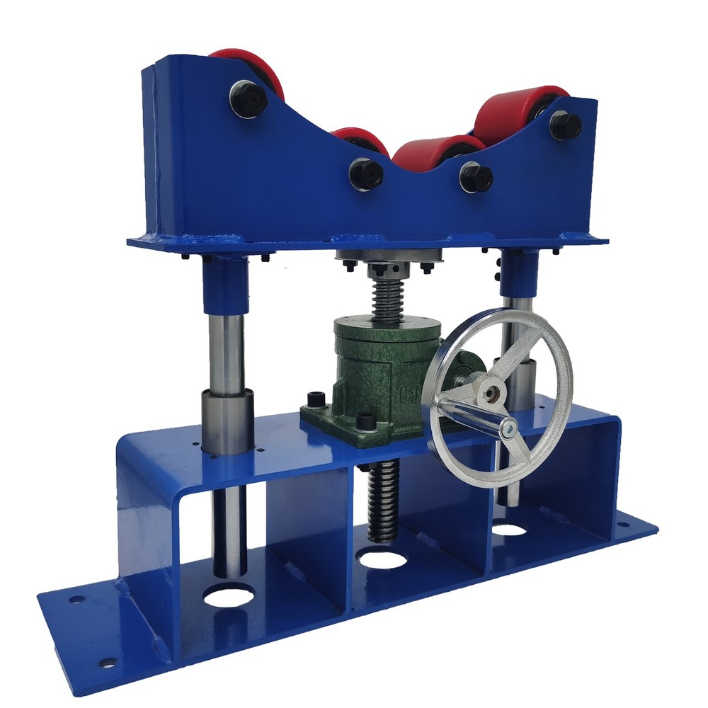 500KG Manual Accurate Rolling Support Frame Welding Screw Type Machine TJ-500