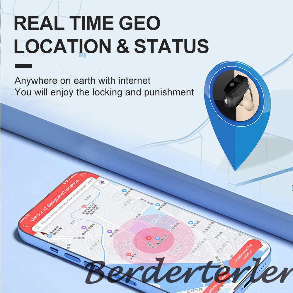 New QIUI Upgraded Cellmate 3 Cage APP Remote Control Shock Cage Chastity Belt