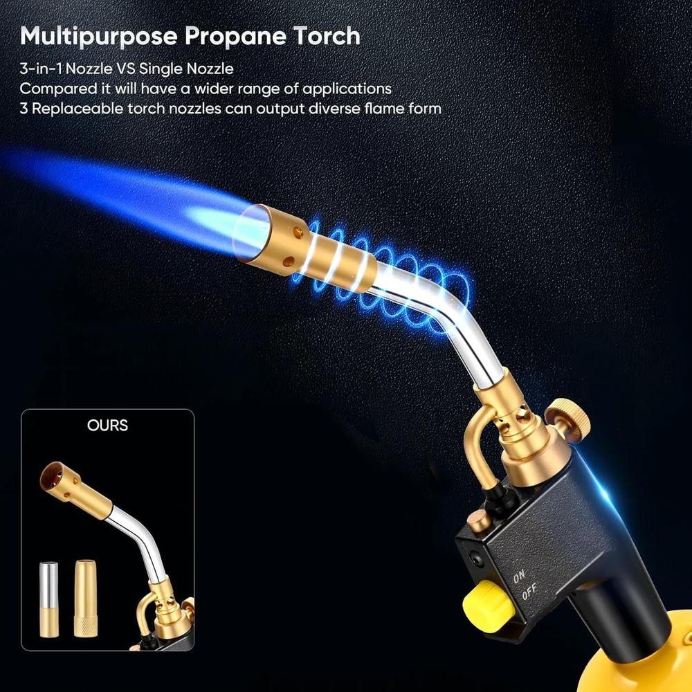Bernzomatic TS8000 - High Intensity Trigger Start Torch . Black