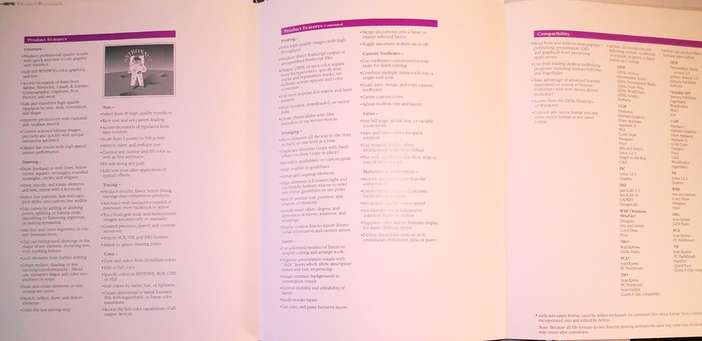 Digital Research Press Kit, 1990 - Artline, Dr. Dos & Presentation Team.