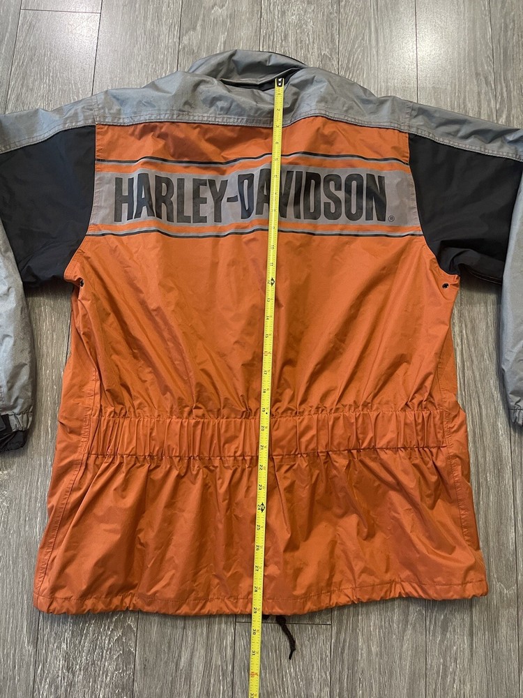 Womens/Men Reflective Harley Davidson Rain Jacket Size Small
