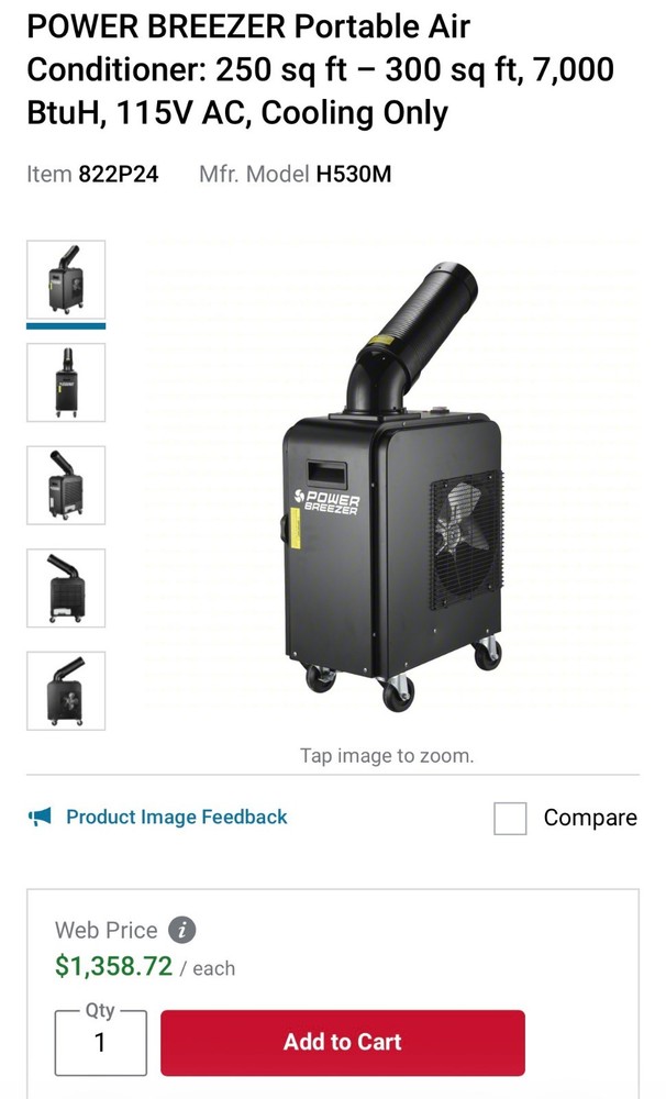 7,000 BTU Portable Air Conditioner