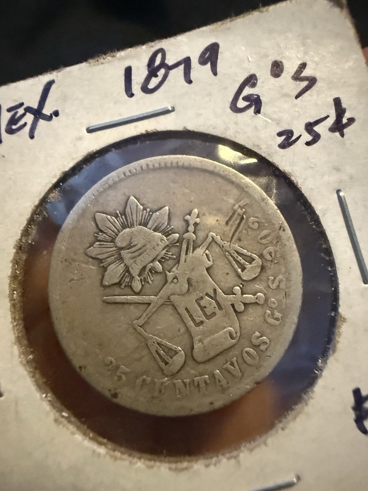 25 Centavos 1879 México
