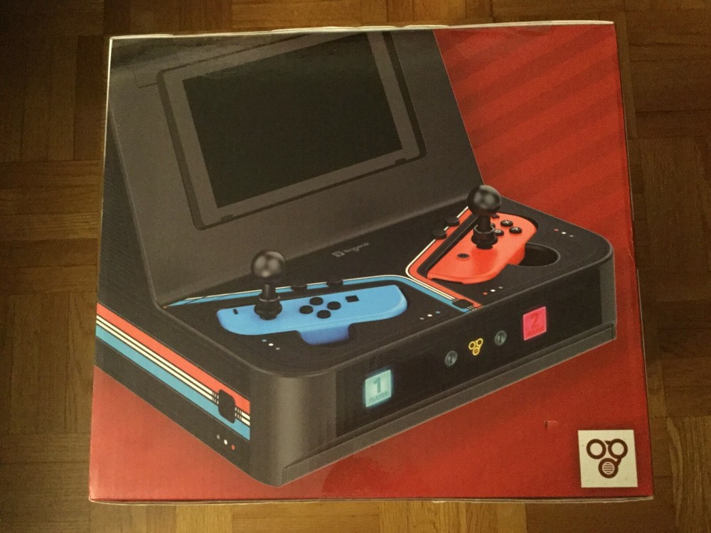 Tabletop Arcade Kit Dock Cabinet for Nintendo Switch + Two Oversized Joysticks