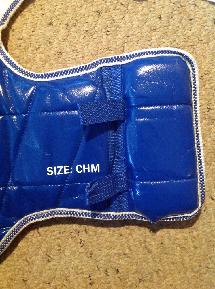 So's Tae Jw on Do Chest Protector, Reversible, Size CHM. SLIGHT USE.