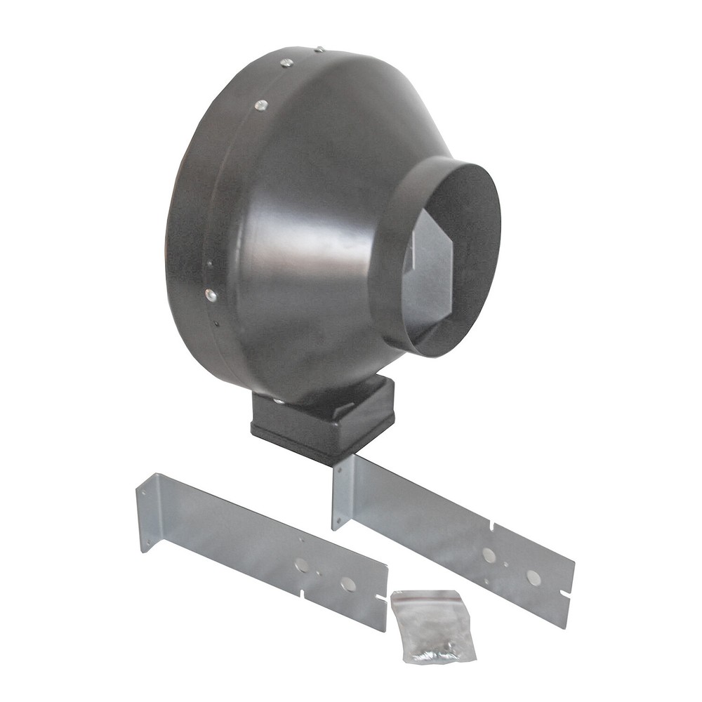 HFS(R) Inline 6" Exhaust Ventilation Fan - Includes Mounting Brackets - 400Cfm