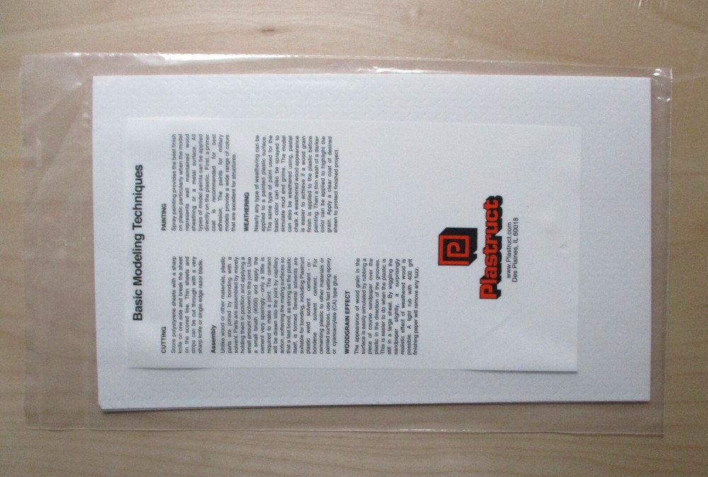 1/16 Diamond Plate Plastic Pattern Sheet (2) Plastruct 91686