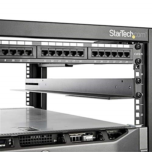 StarTech 1U Adjustable Mounting Depth Up to 200lbs Server Rack Rails UNIRAILS1UB