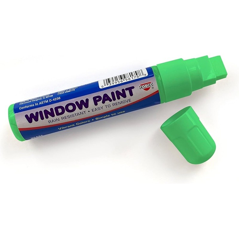Rain Resistant Chisel Tip Marker Easy Remove Wet Cloth Perfect Craft Projects US