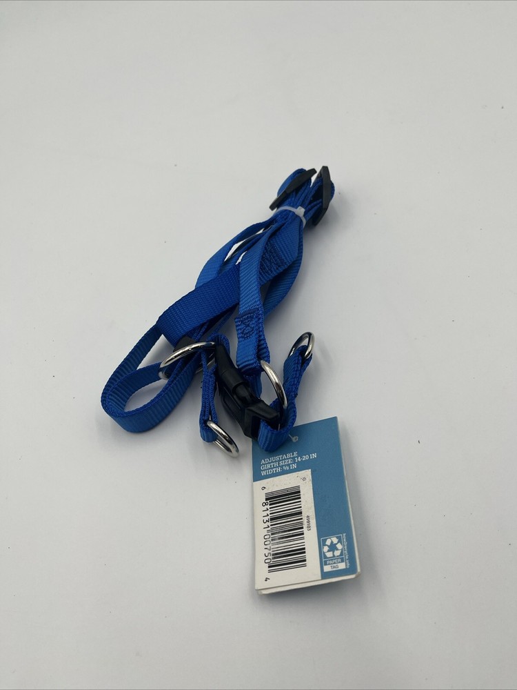 Vibrant Life Blue Step-in Harness Medium