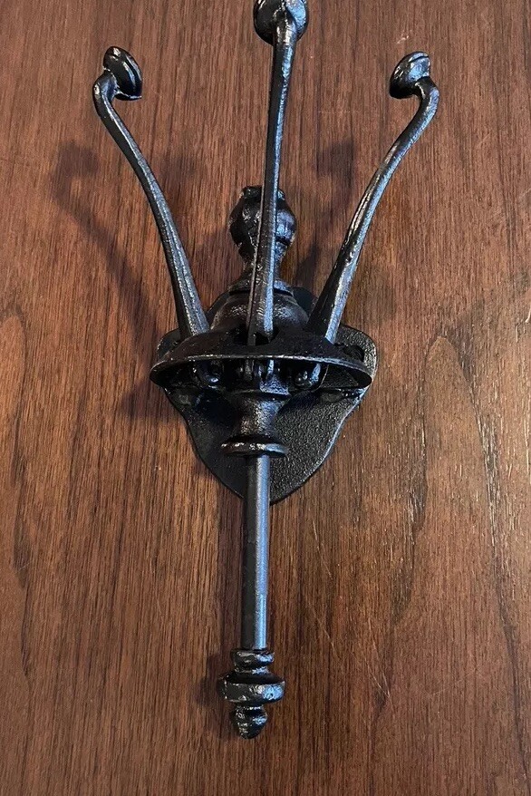 Vintage Cast Iron Coat Hanger ￼