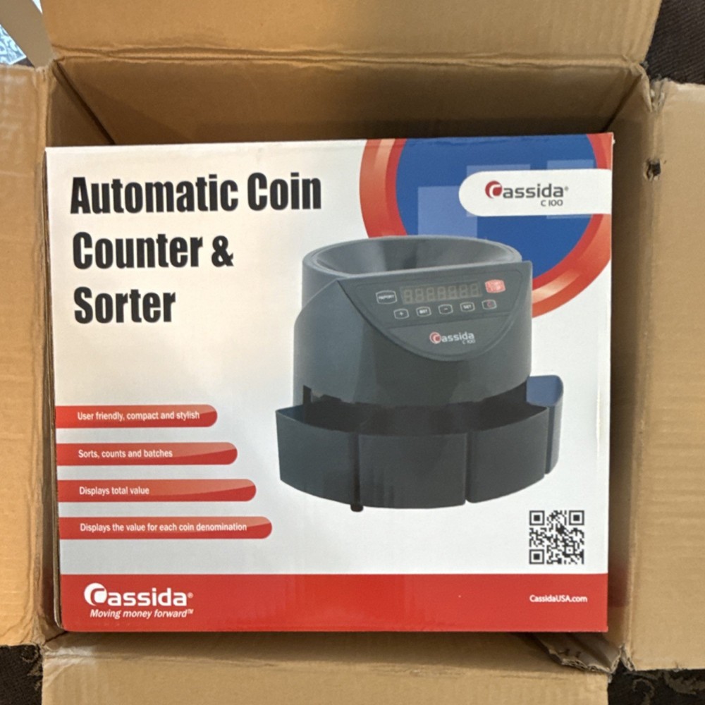 Cassida C100 Automatic Coin Counter & Sorter