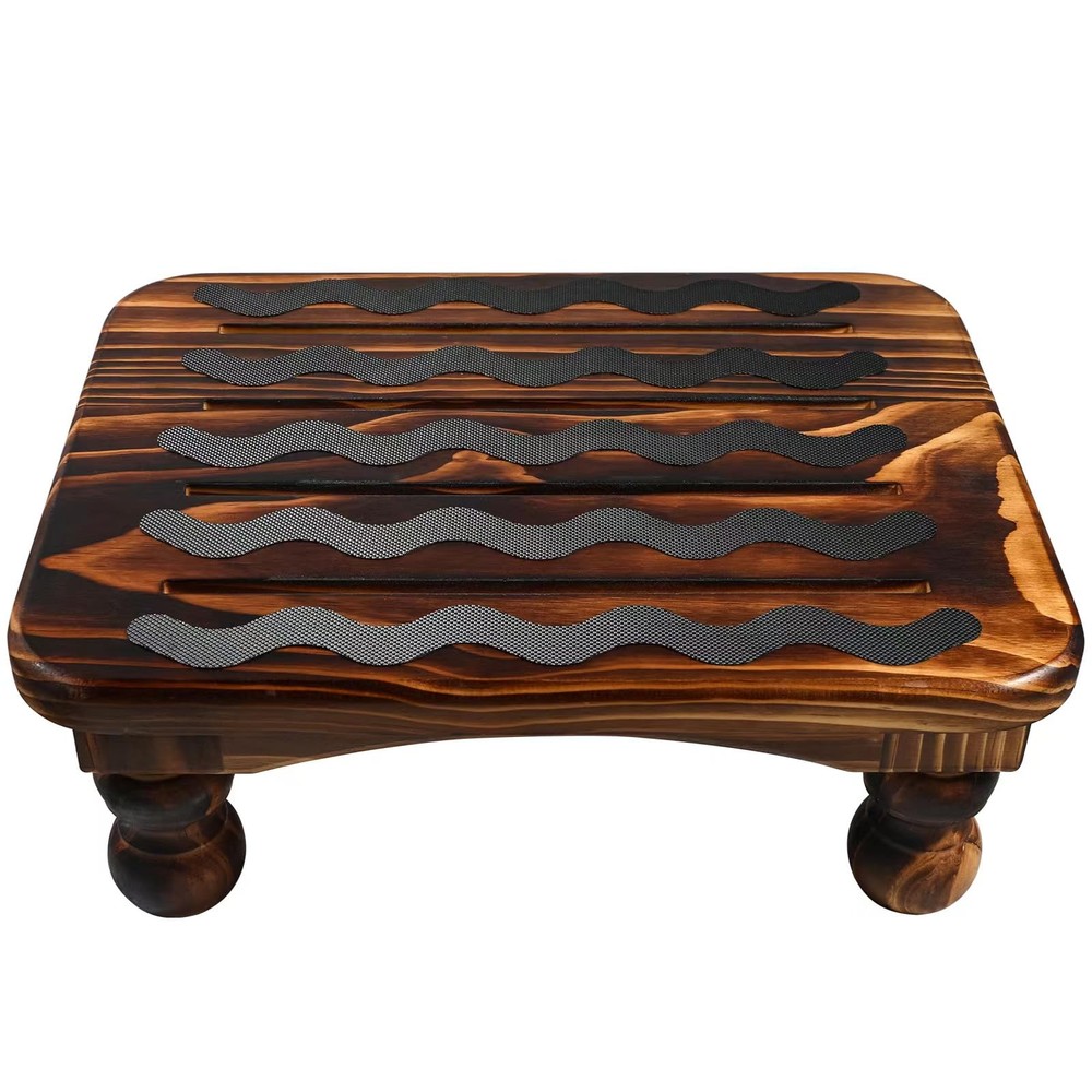 Solid Wood Bed Step Stool Super Large/Bedside Steps for High Beds/Solid Wood ...