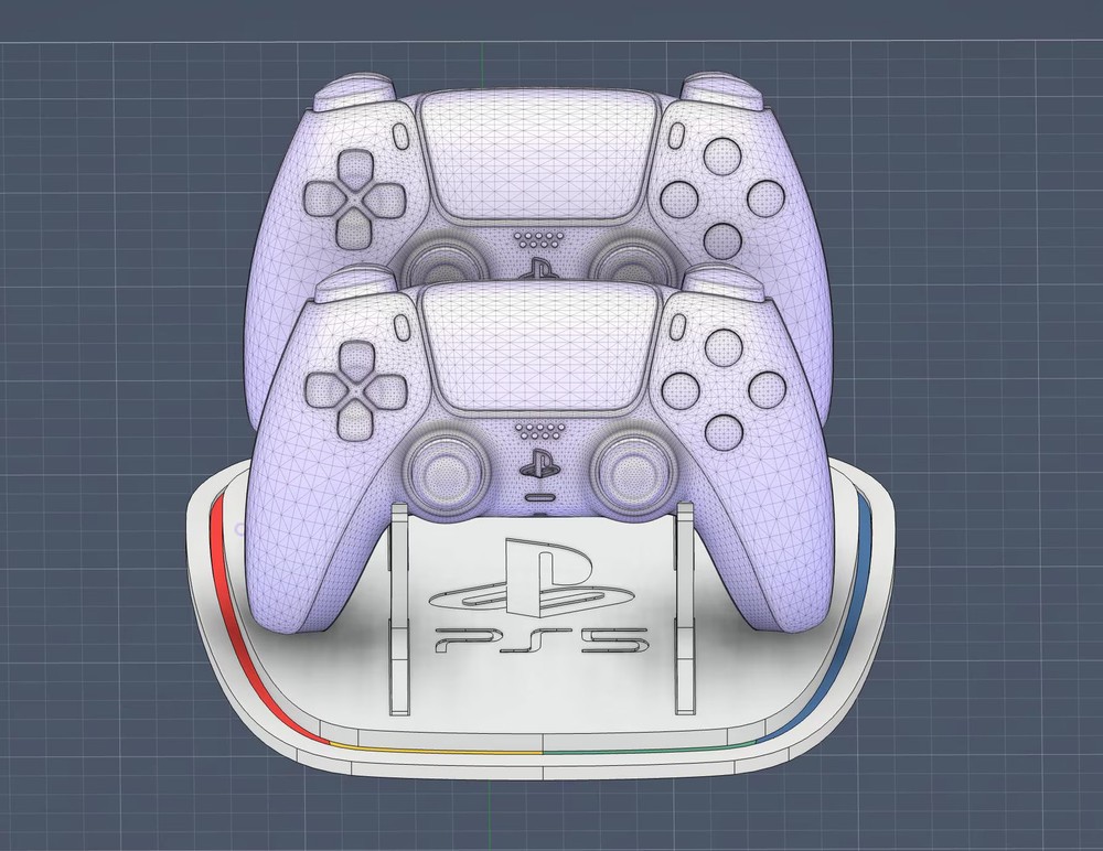 Prism Duo - Dual Controller Display Stand - 3D Printed