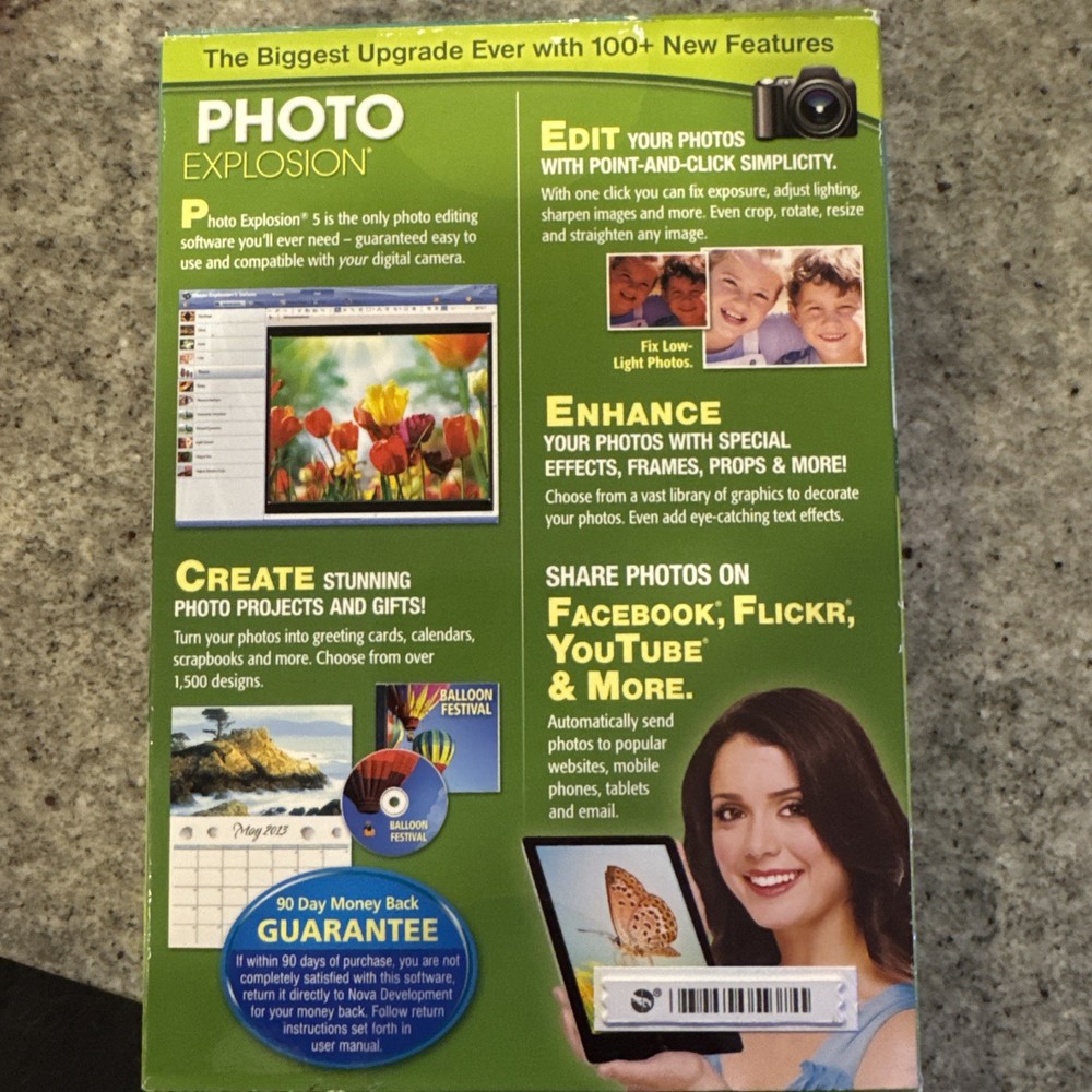 Photo Explosion PC Software Version 5 - Nova Development New w/ factory seal