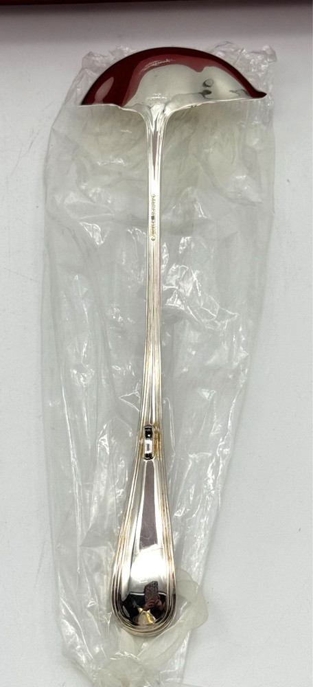 Pre-owned Gorham Heritage Silverplated Serving Spoon 12" In Box Made In Italy
