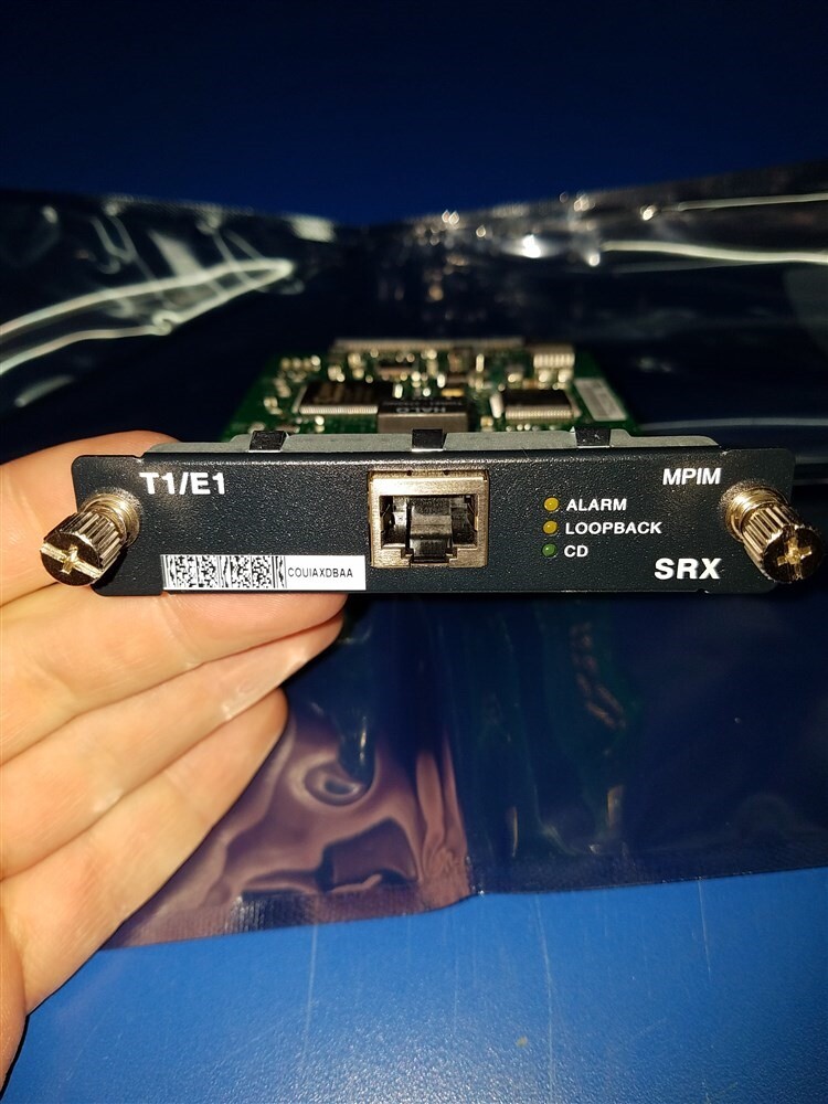New Juniper Physical Interface Module MPIM SRX-MP-1T1E1 T1 Sealed